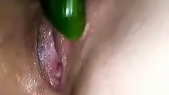 A Solo Female'S Playful Exploration With A Sex Toy