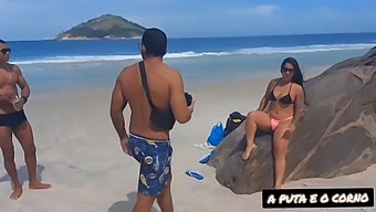 A Photo Shoot Turns Into A Steamy Encounter Between Two African-Americans At A Nude Beach