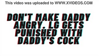 Hearing Her Moans: Daddy Punishing Her For Being Naughty