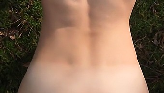 Teen Girl With A Flawless Physique Receives Anal Ejaculation Outdoors