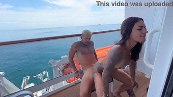 Sitting Comfortably On Neymar'S Boat While Enjoying Some Delicious Food