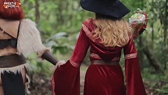 Geek Girl Cosplayers In A D&D Themed Porn Adventure