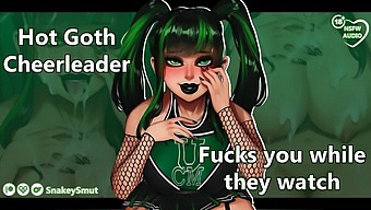 Goth Cheerleader Gives A Rough Oral And Pussy Fuck In Hd