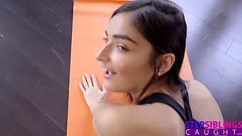 Stepsisters Emily Willis And Madison Ivy'S Intense Yoga Session Turns Into Hardcore Play In High Definition
