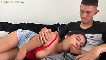 Step-Sister'S Oral Pleasure Leads To A Huge Facial Cumshot