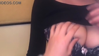 Japanese Teen'S Large Breasts Are Sensually Touched