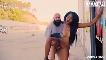 Boni Brown, A Latina Beauty, Indulges In Public Sex With A Black Man In This Steamy Video